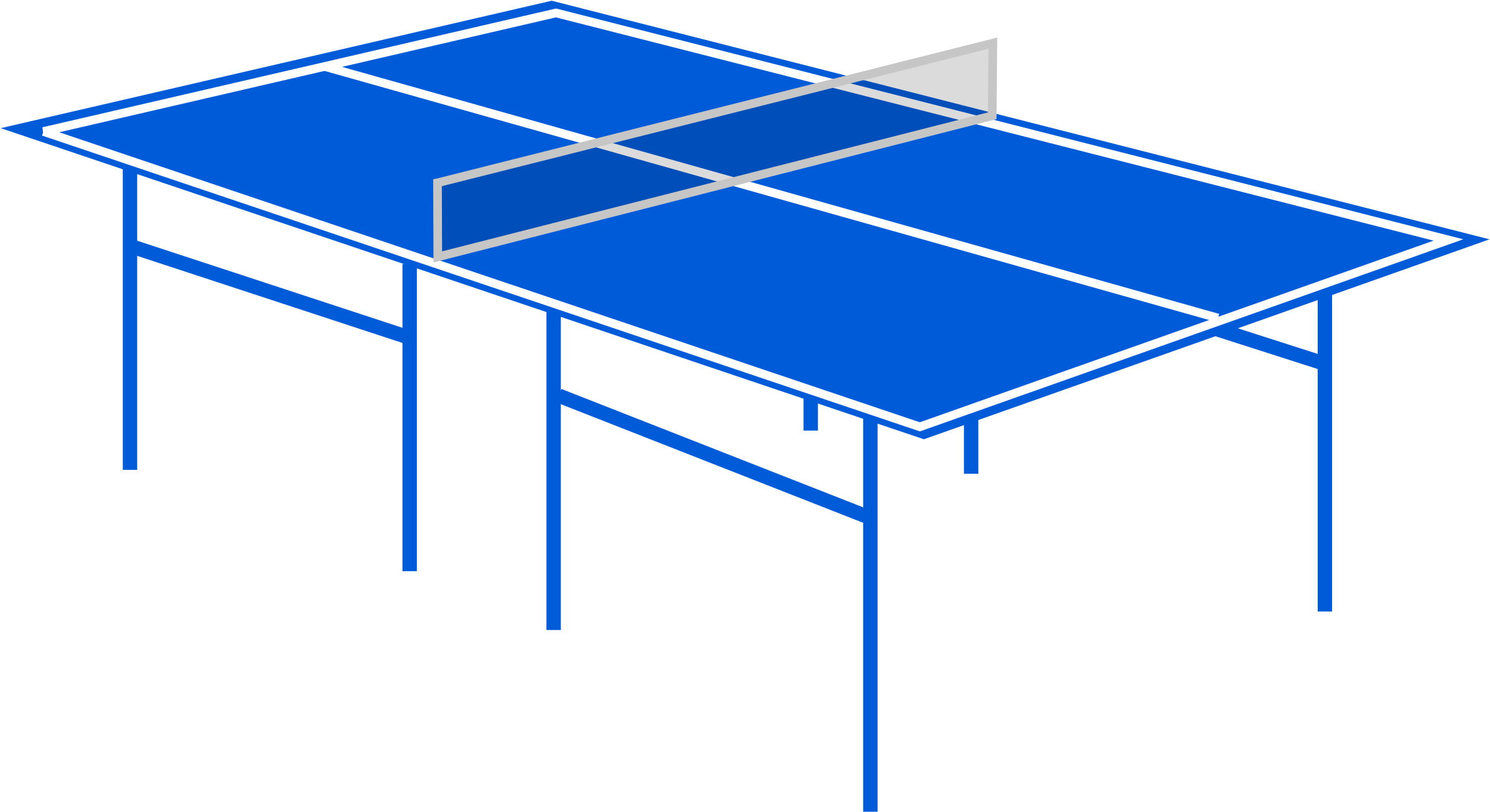 Ping-pong Table Tennis Playing Field Clipart (1280x721), Png Download