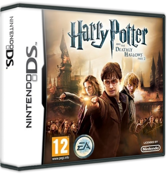 Harry Potter And The Deathly Hallows Part - Harry Potter And The Deathly Hallows Part 2 Video Game Clipart (587x598), Png Download