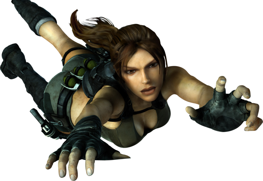 Lara Croft - Tomb Raider Underworld Dolls Clipart (871x600), Png Download