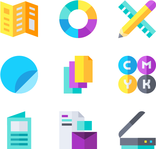 Printing - Graphic Design Clipart (600x564), Png Download