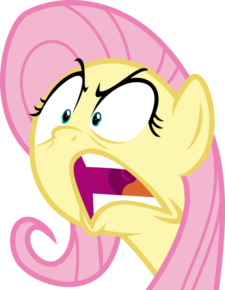 Angry, Artist Needed, Buckball Season, Female, Fluttershy, - Mlp Fluttershy Angry Vector Clipart (787x1014), Png Download