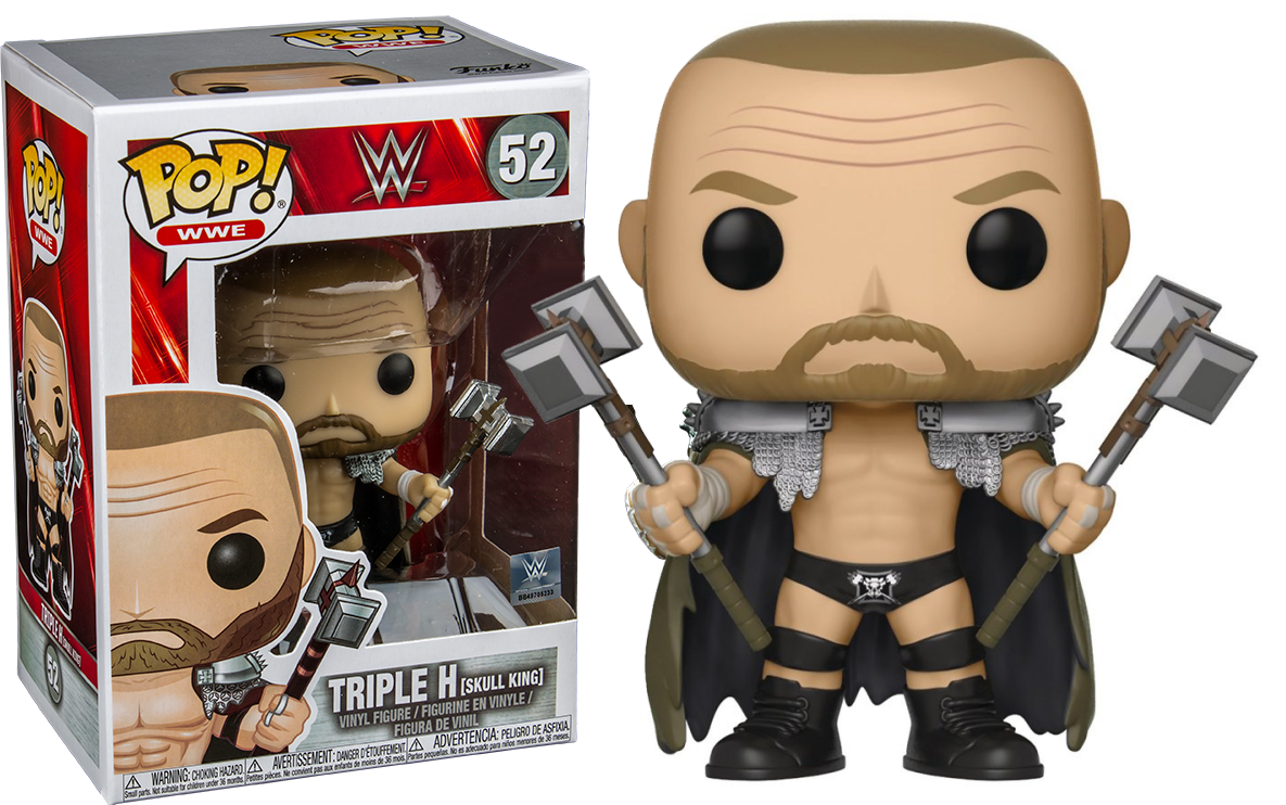 Triple H Skull King Licensed Wwe Funko Pop Vinyl Figure - Triple H Funko Pop Clipart (1185x742), Png Download