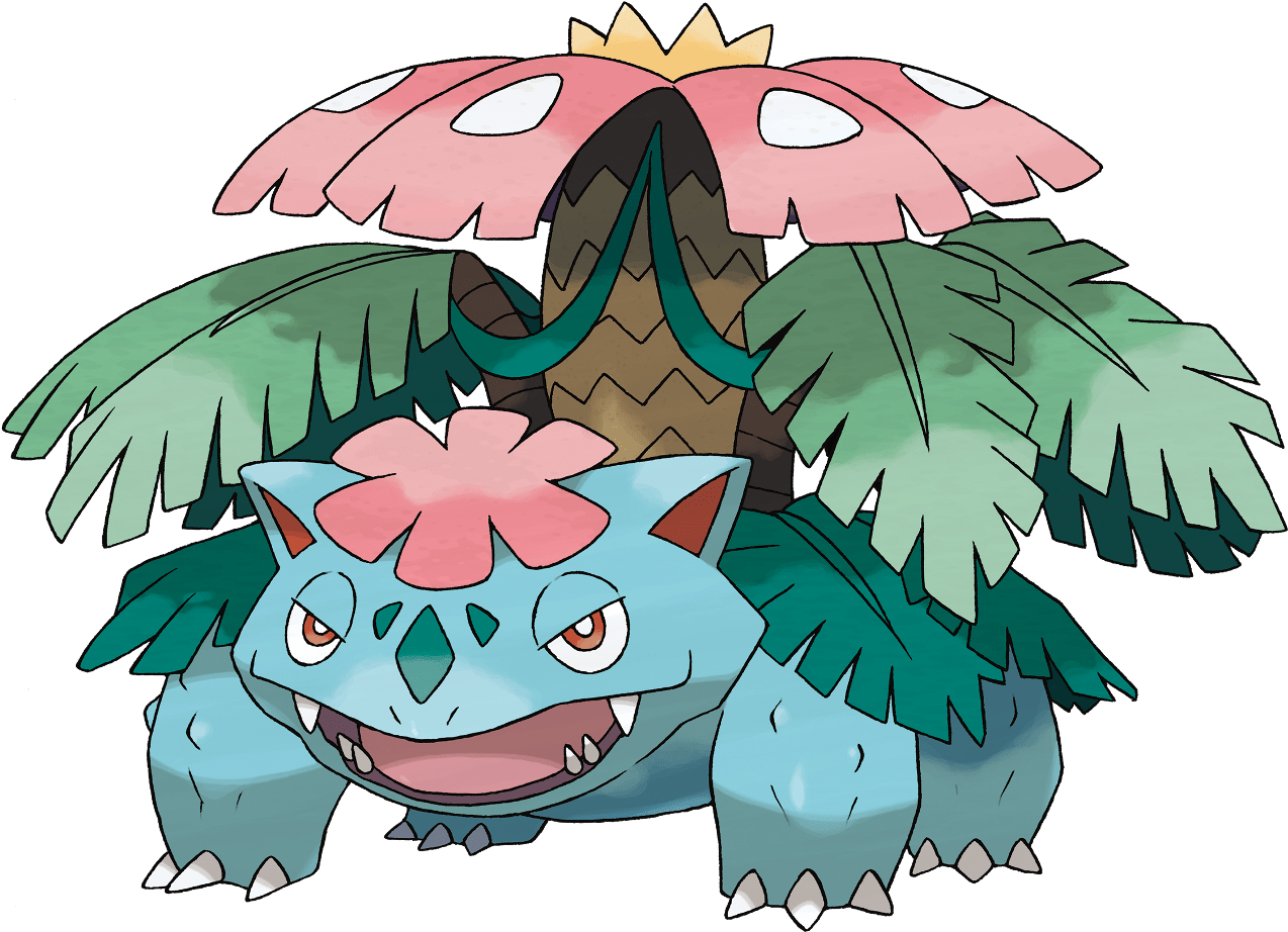Mega Venusaur , Png Download - Pokemon Mega Evolution Venusaur Clipart (1274x922), Png Download