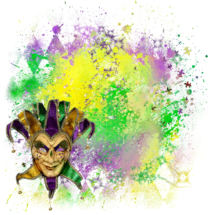 Mardi Gras Tagger Element 800 X - Mardi Gras Clusters Png Clipart (800x800), Png Download