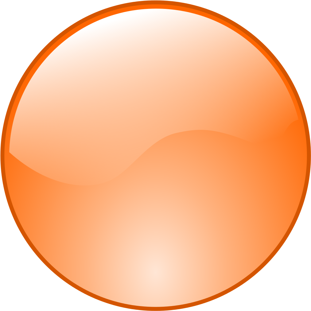 Oranges Png 16x16 Icons - Orange Button Icon Clipart (1024x1024), Png Download