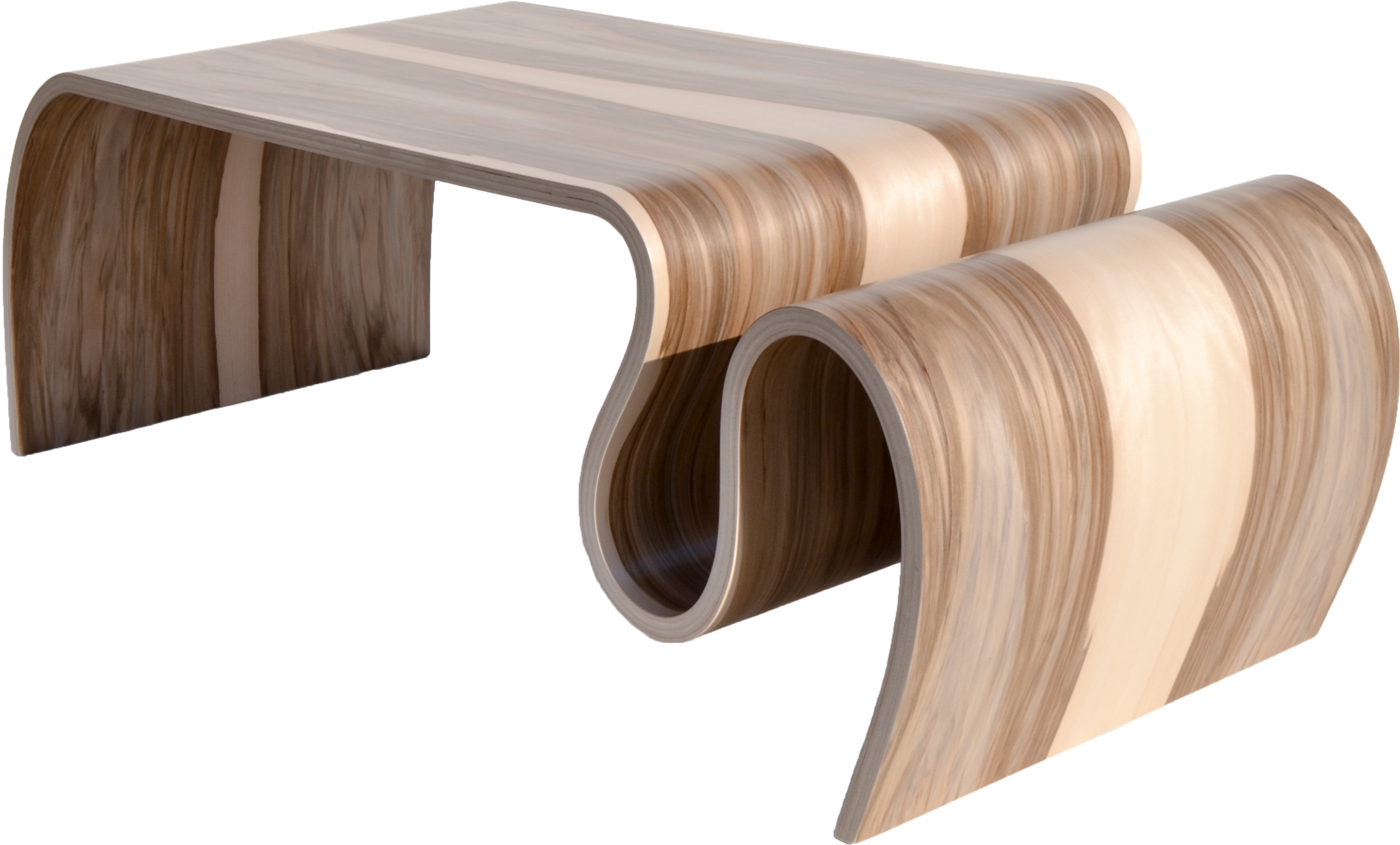 Tables >> - Wood Bending Coffee Table Clipart (4608x3072), Png Download