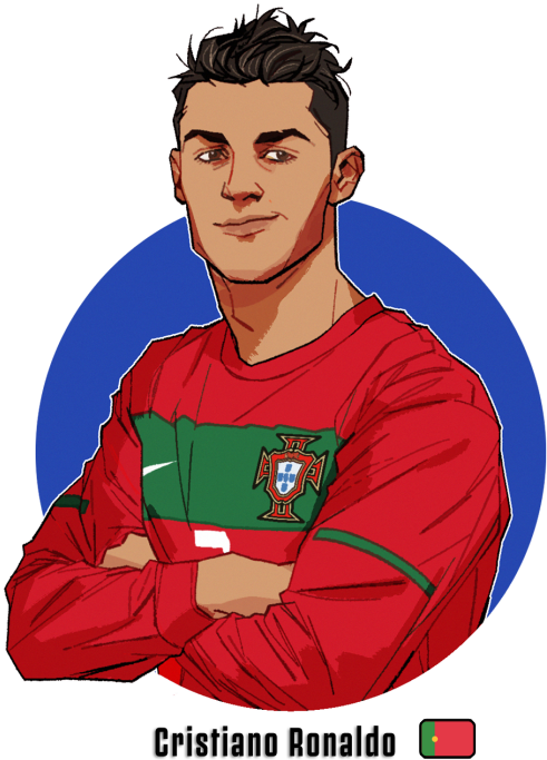 Clip Art Black And White Library Cristiano Ronaldo - Portugal - Png Download (491x683), Png Download