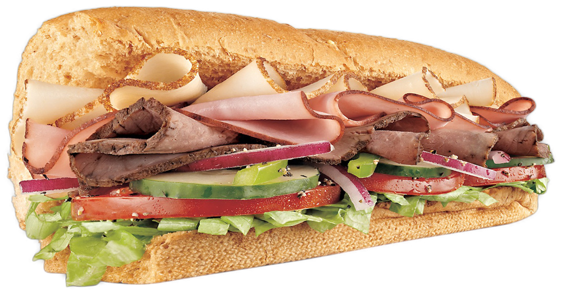 National Sandwich Day In The Dmv - Subway Roast Beef Png Clipart (1280x960), Png Download