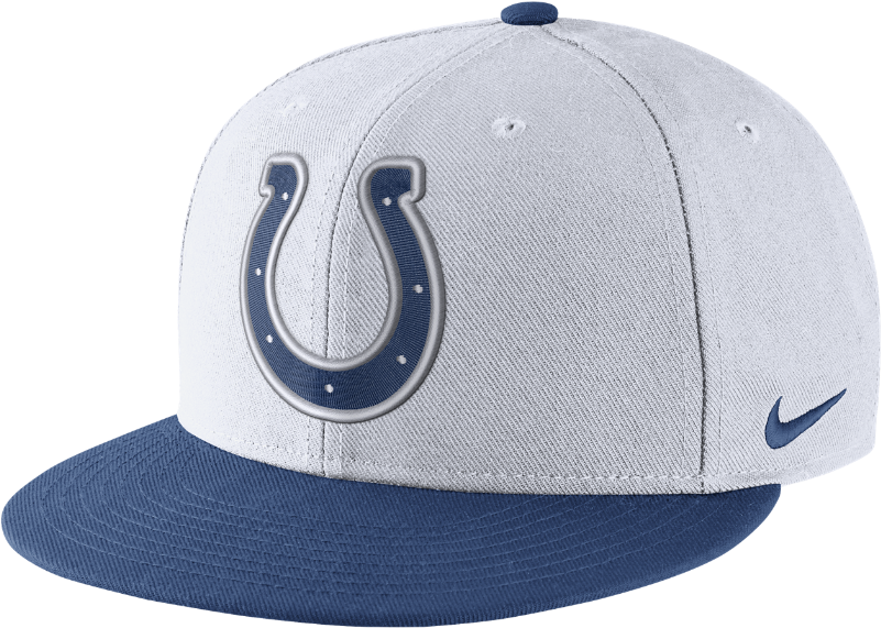 Nike Everyday True Adjustable Hat (white) - Colts Hat Png Transparent Clipart (1000x1000), Png Download