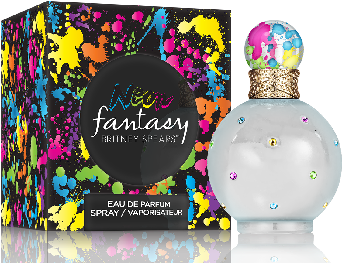 Neon Fantasy By Britney Spears On Behance Clipart (1240x895), Png Download
