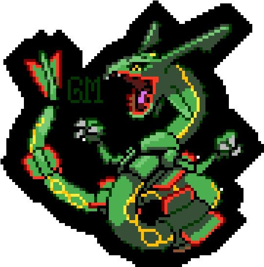 Rayquaza - Black Rayquaza Clipart (1200x1200), Png Download