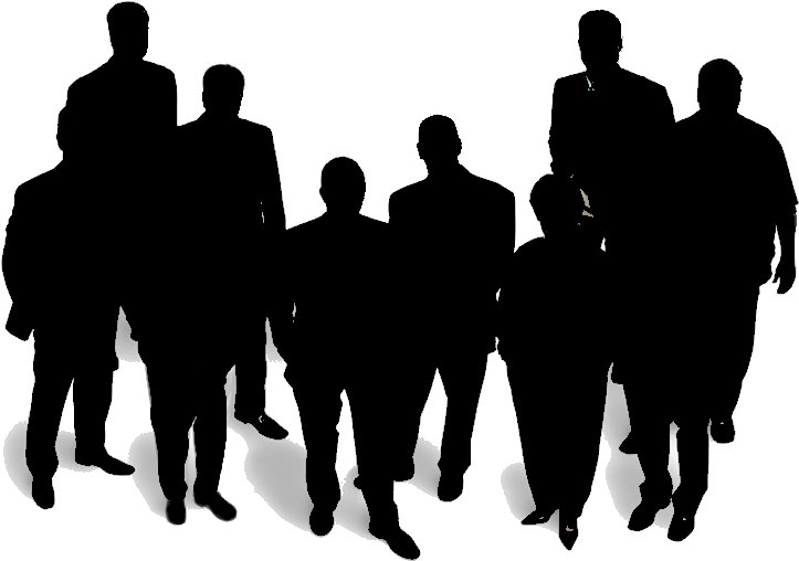 Team Png Transparent Images All Hd Ⓒ - Transparent Group Of Men Silhouette Clipart (764x552), Png Download