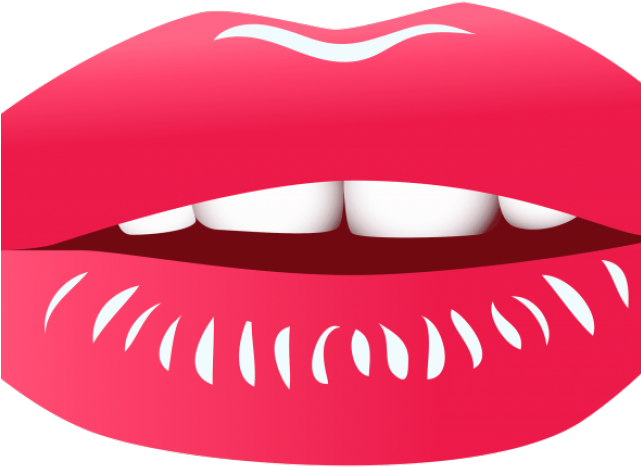 Serpent Clipart Open Mouth - Transparent Lips Clip Art - Png Download (640x480), Png Download