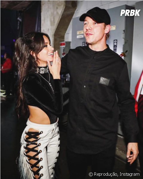 Diplo Revela Que Tem Cerca De 20 Músicas Com Camila - Camila Cabello Y Diplo Clipart (624x600), Png Download