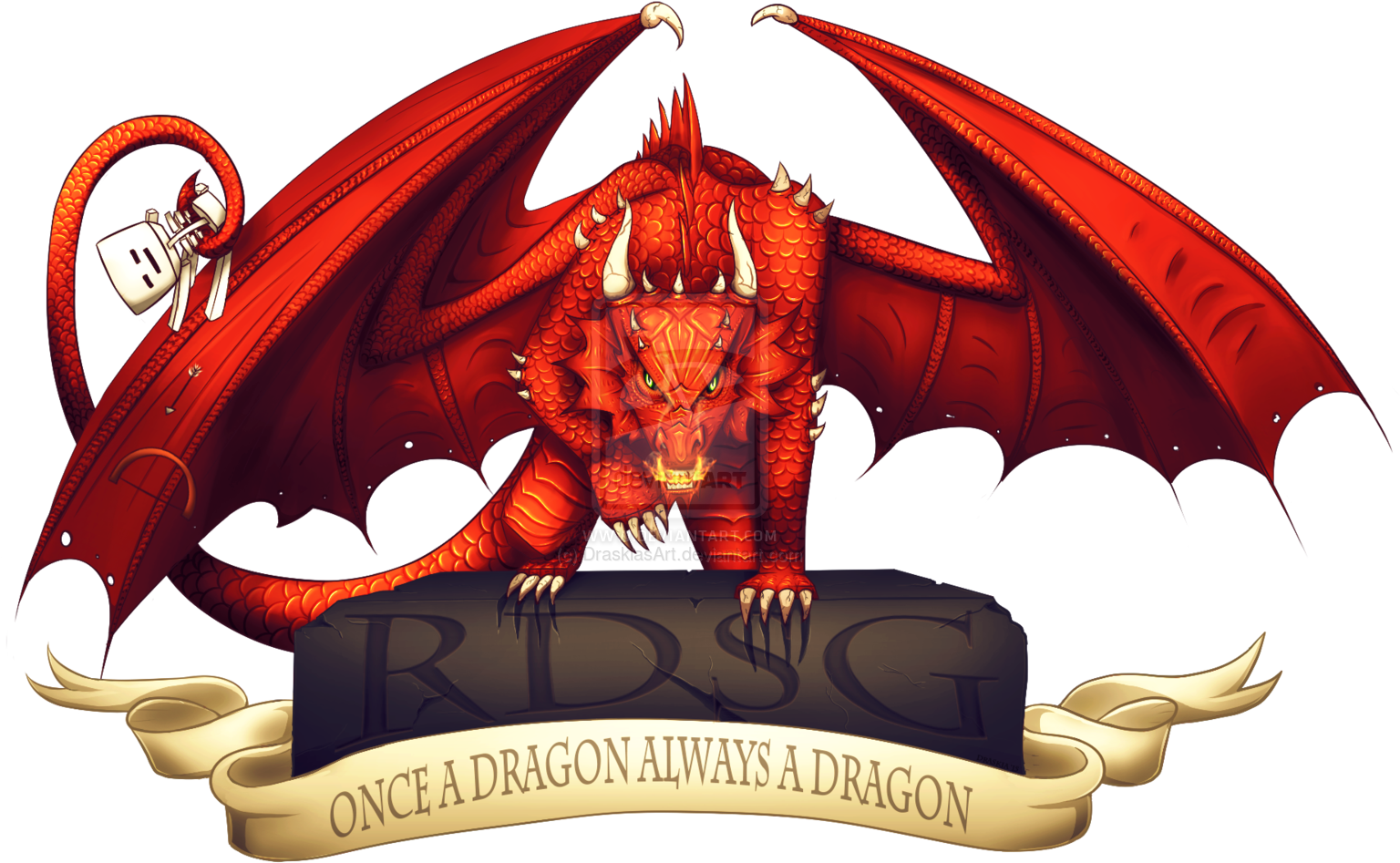 Go To Image - Dragon Rouge Png Transparent Clipart (1600x1000), Png Download