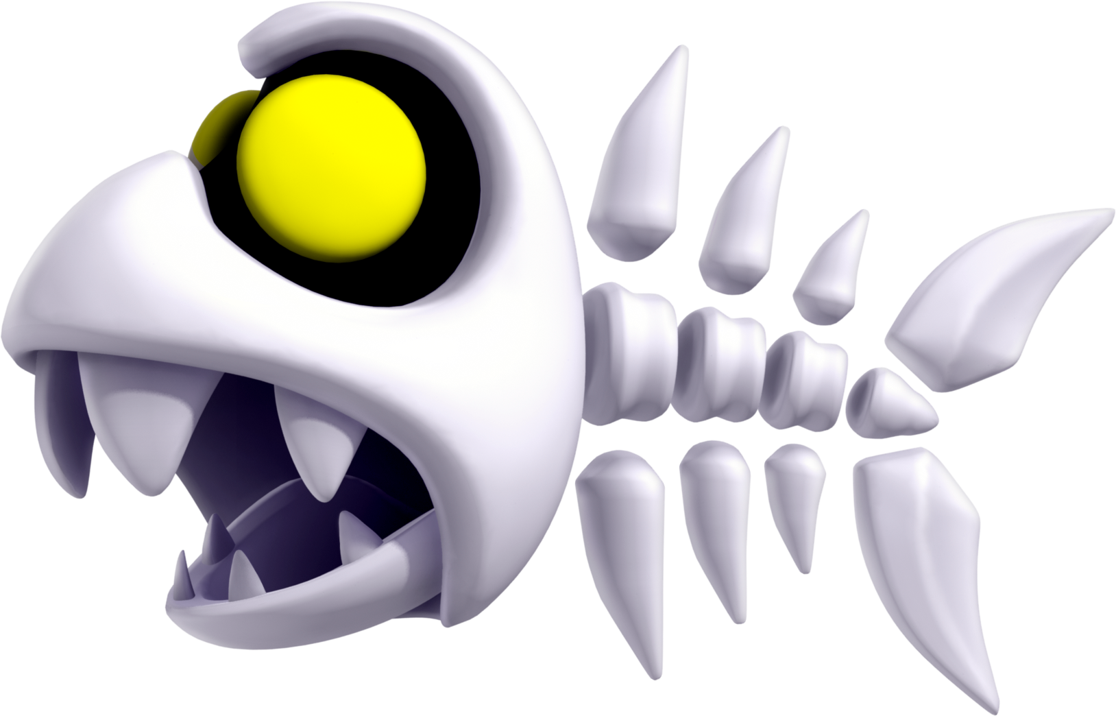 Michael Koczwara - Mario Dry Bones Fish Clipart (1628x1044), Png Download
