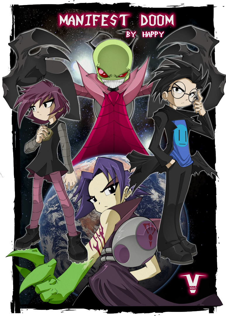 Invader Zim Manifest Doom Cover , Png Download - Invader Zim Bleedman Clipart (773x1079), Png Download