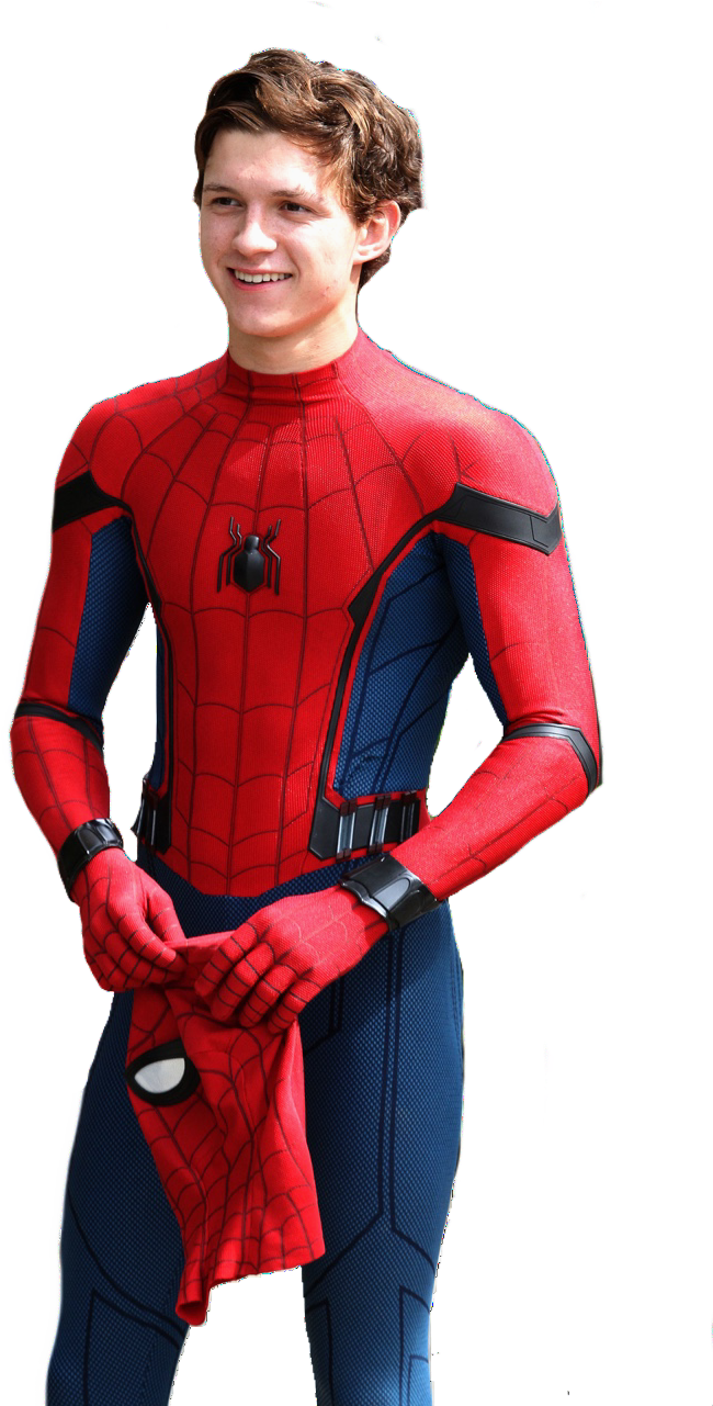 Tom Holland Spiderman Clipart Large Size Png Image PikPng