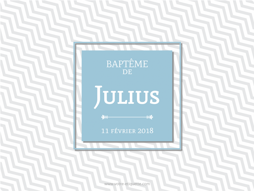 Etiquette Autocollante Pour Bapteme Clipart (1000x1000), Png Download