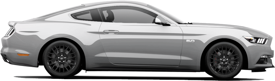 Img - Ford Mustang Side View Clipart (980x390), Png Download