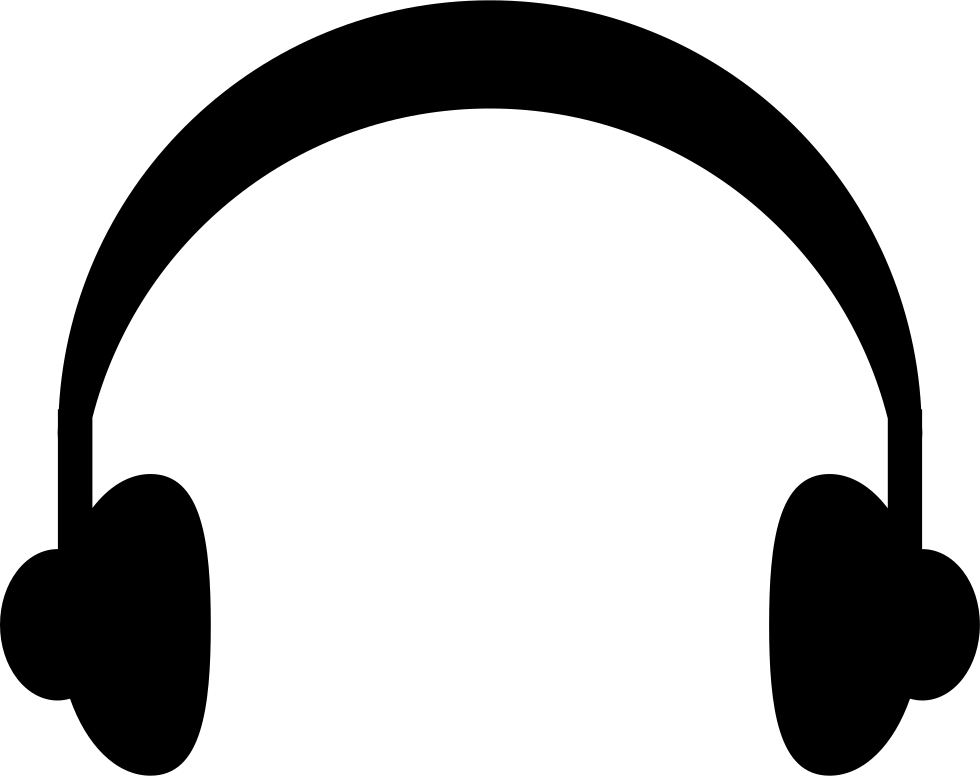 Headphones Svg Icon Free - Logo Music Earphone Png Clipart (980x776), Png Download