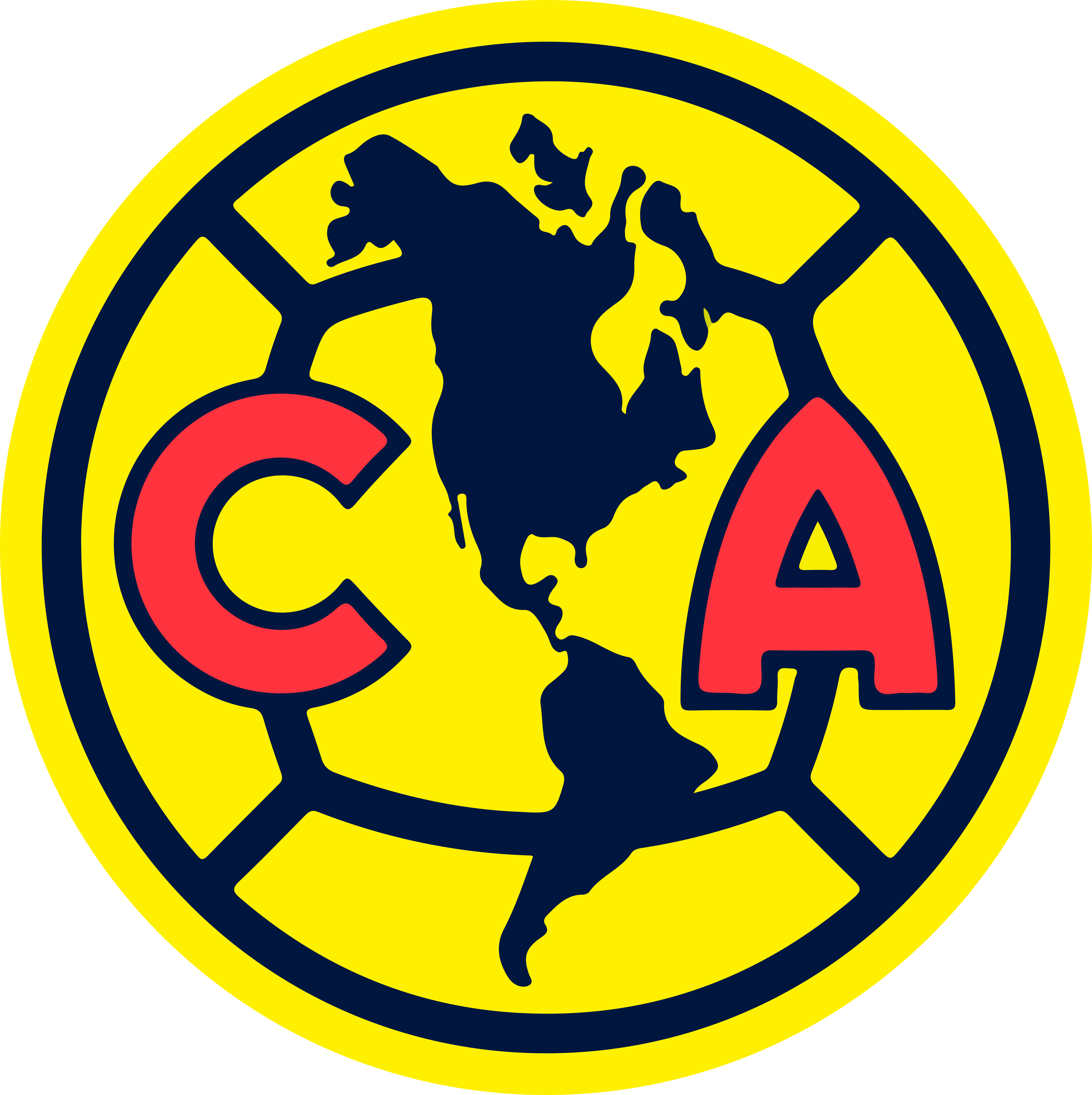 América Do México Logo Club De Fútbol América Escudo - Logo Del America Png Clipart (1600x1604), Png Download