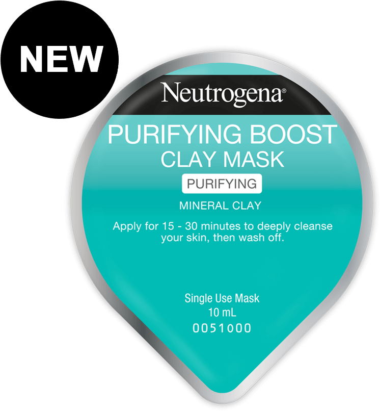 Purifying Boost Clay Mask - Neutrogena Clipart (826x826), Png Download