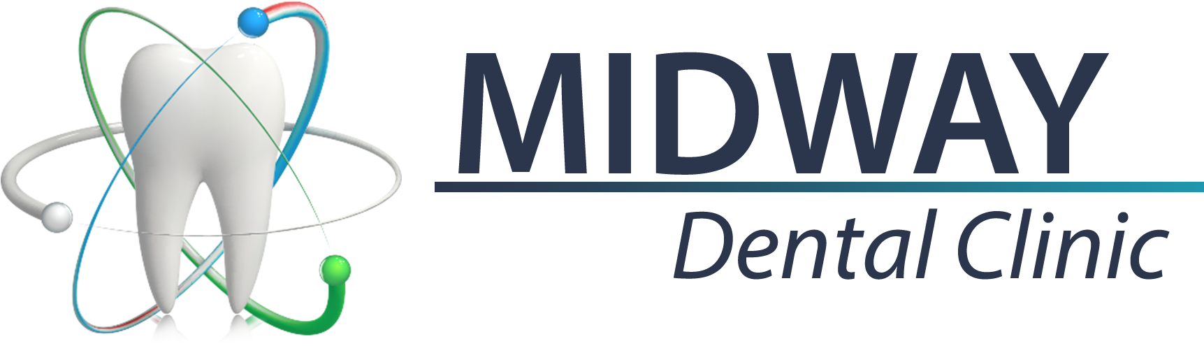 Midway Dental Clinic - Circle Clipart (1750x509), Png Download