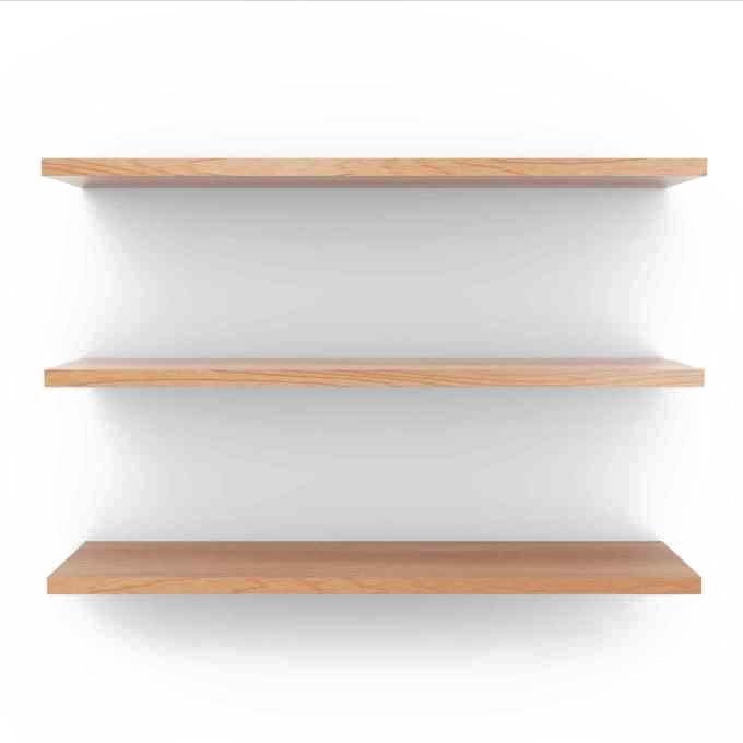 Shelf Transparent Images Png - Empty Shelf Clipart (680x680), Png Download