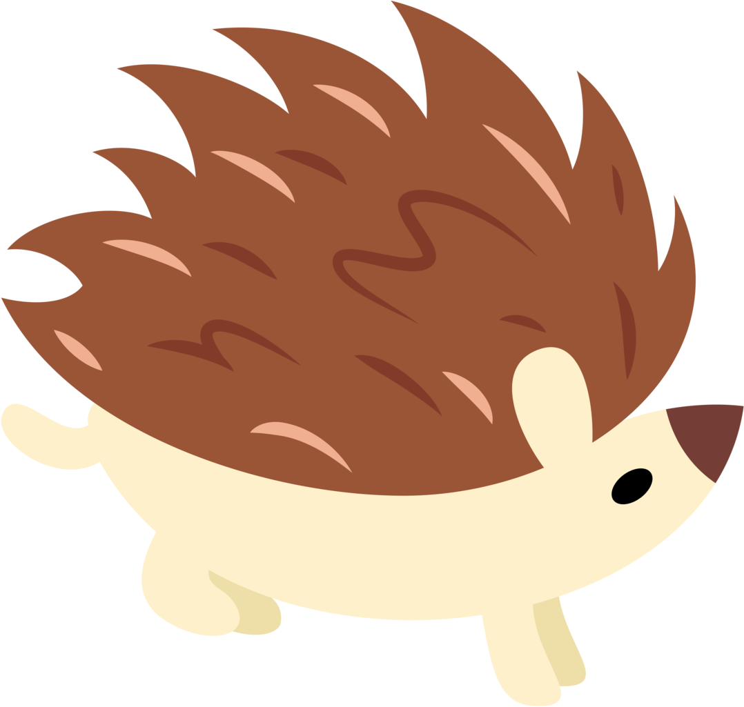 Hedgehog Clipart Simple - Png Download (1092x1024), Png Download