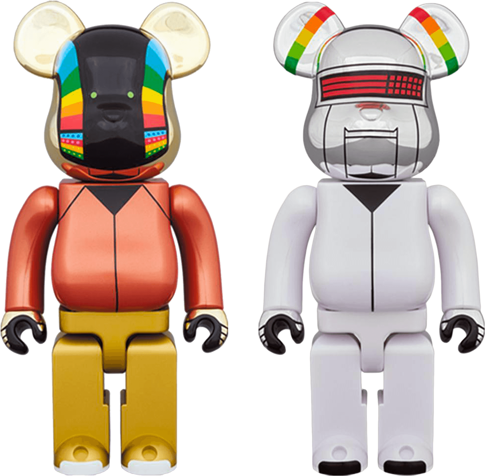 Daft Punk T Shirt Malaysia - Rbrick Daft Punk Discovery Ver 2 Pack 400 Clipart (2000x2000), Png Download
