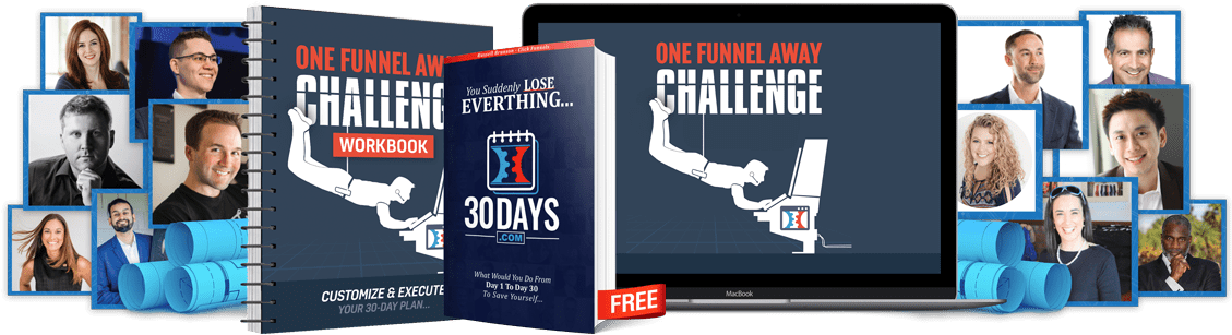 Bonus - One Funnel Away Challenge Clipart (1200x317), Png Download