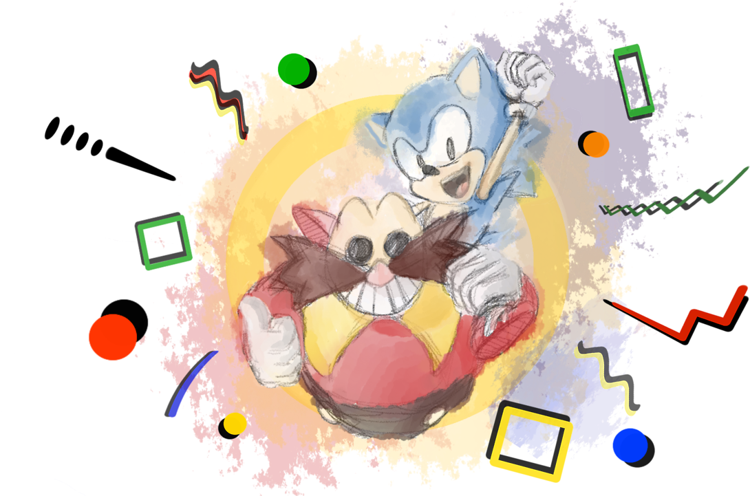 Sonic Mania Has Been Released Sonic Mania Is Out Baby - Cartoon Clipart (1280x720), Png Download