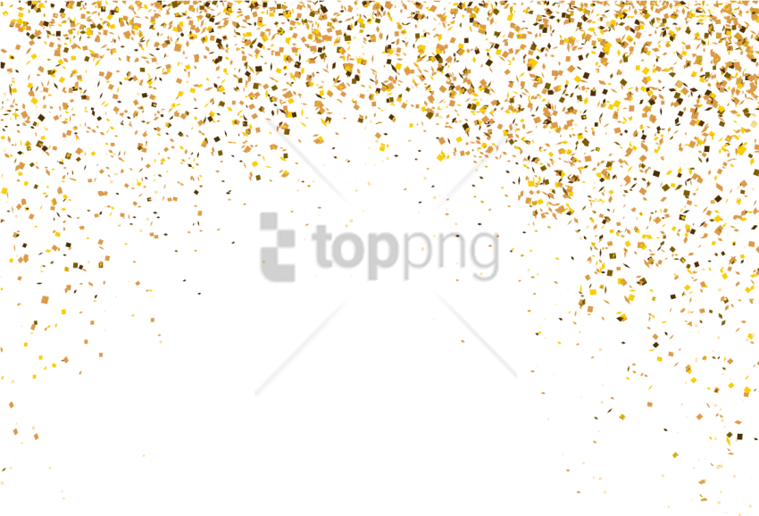 Free Png Gold Particles Png Image With Transparent - Transparent Background Gold Dust Png Clipart (850x578), Png Download