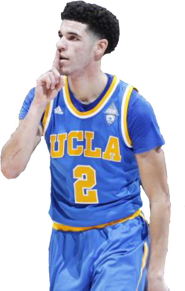 Lonzo Ball Png Clip Free Library Transparent Png (607x955), Png Download