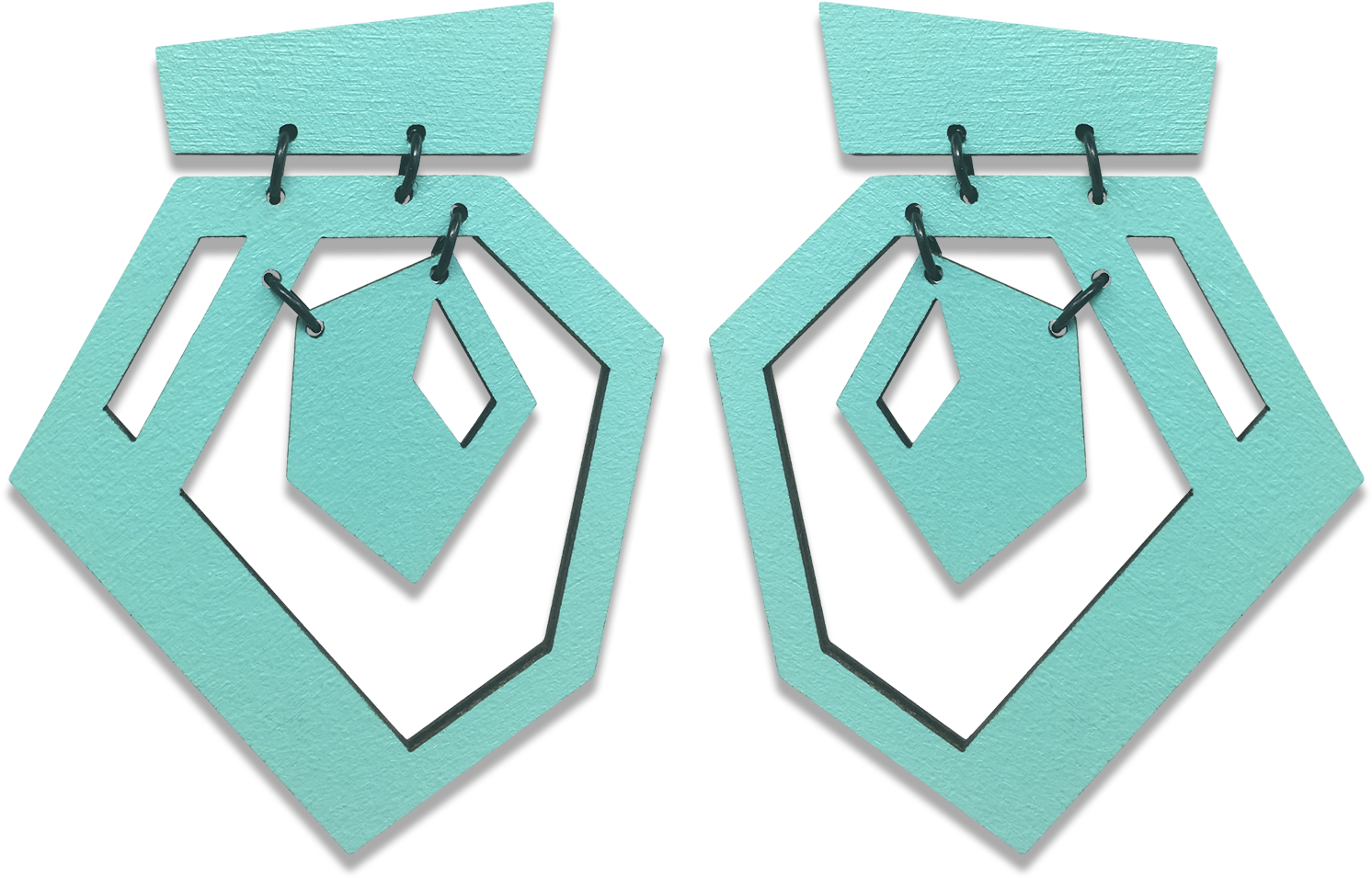 Jewel Turquoise - Earrings Clipart (1831x1831), Png Download