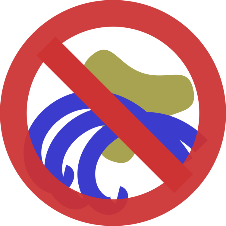 Swimming Sing - Circle Clipart (750x750), Png Download