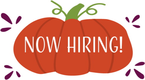 Now Hiring - Pumpkin Clipart (1024x303), Png Download