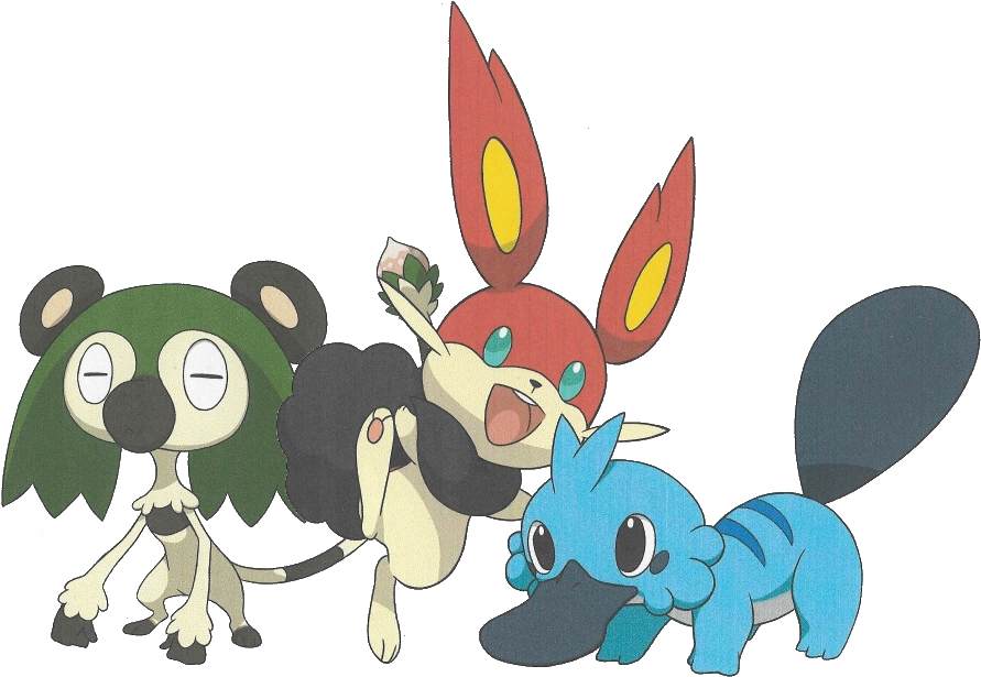 546kib, 900x621, Gen8starters - Gen 8 Starter Leak Clipart (900x621), Png Download