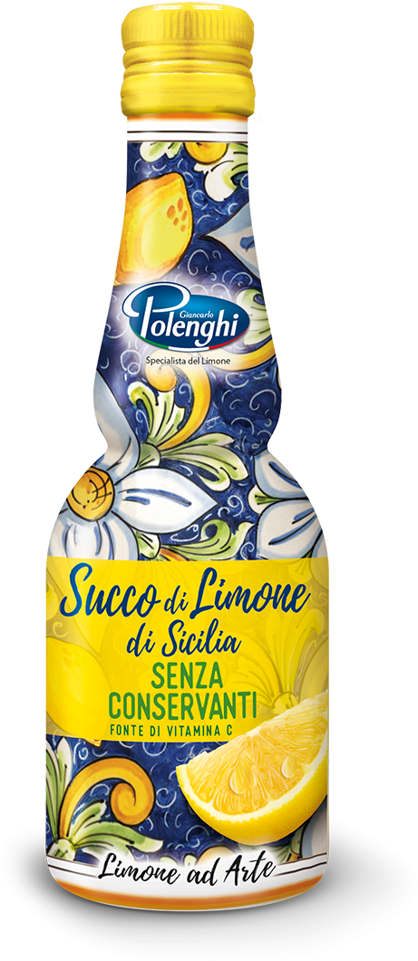 Caraffina Preservative Free Lemon Juice - Polenghi Clipart (603x1215), Png Download