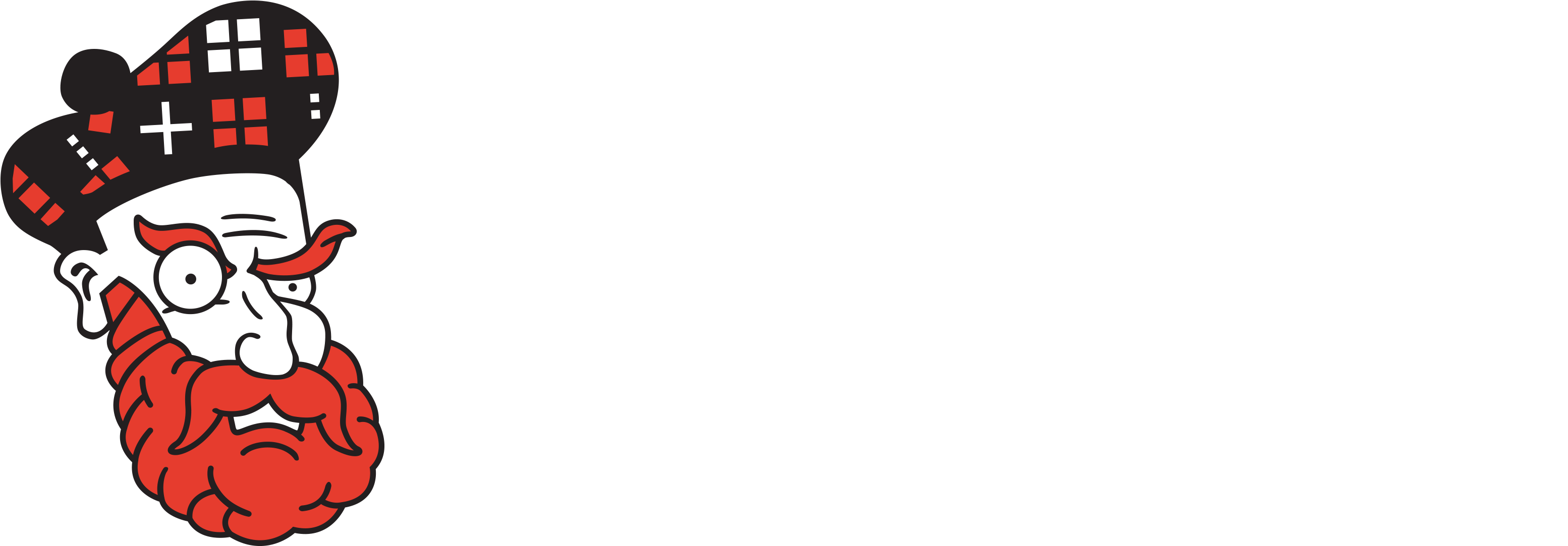 Angry Scotsman Brewing - Cartoon Scotsman Png Clipart (3194x1094), Png Download