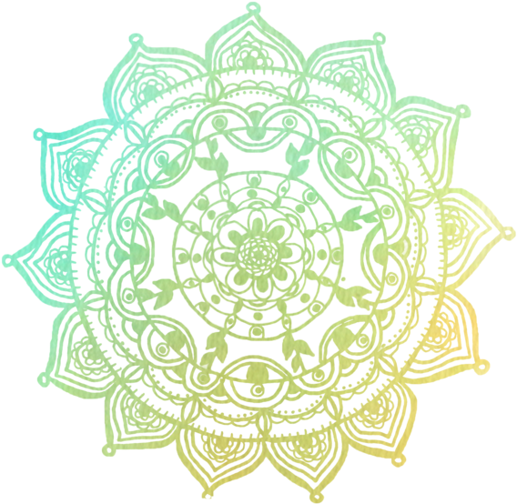Mandalas Blancas Png - Circle Clipart (568x554), Png Download