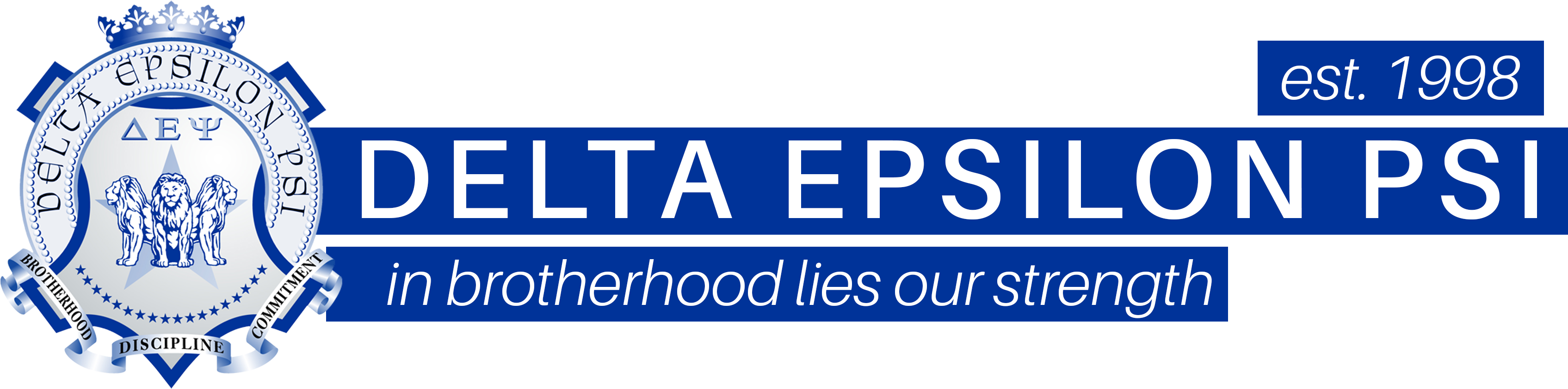 Logo - Delta Epsilon Psi Clipart (3441x841), Png Download