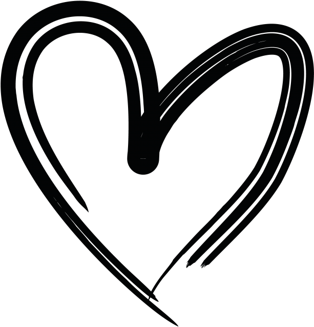 Hand Drawn Heart - Heart Icon Png Hand Drawn Clipart (866x650), Png Download