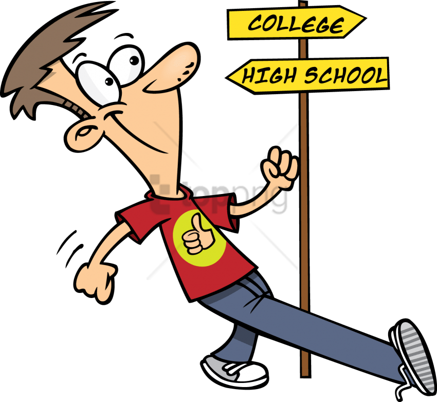 Free Png Download Success Kid Png Png Images Background - Cartoon College Student Clipart (850x781), Png Download