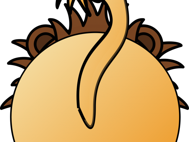 Lion Clipart Back - Liger Clip Art - Png Download (640x480), Png Download