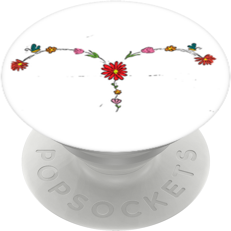 Blooming Uterus, Popsockets - Wine Glass Clipart (989x1000), Png Download