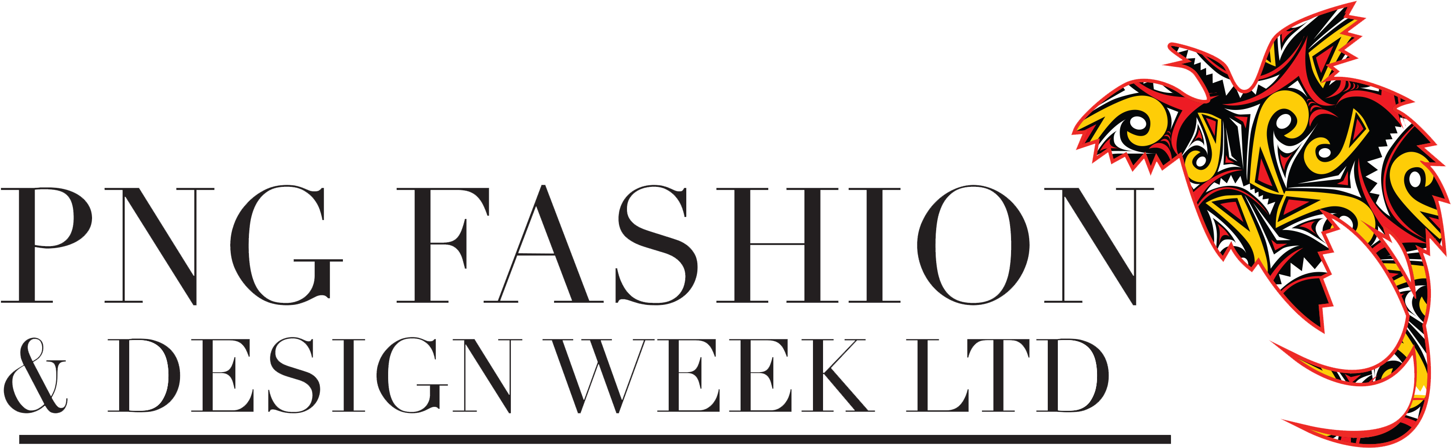 Png Fashion & Design Week - Calligraphy Clipart (3281x1362), Png Download