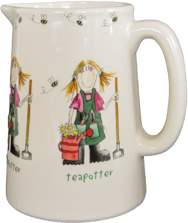 Tea Potter Jug 4bbb34f71d606 - Beer Stein Clipart (750x750), Png Download