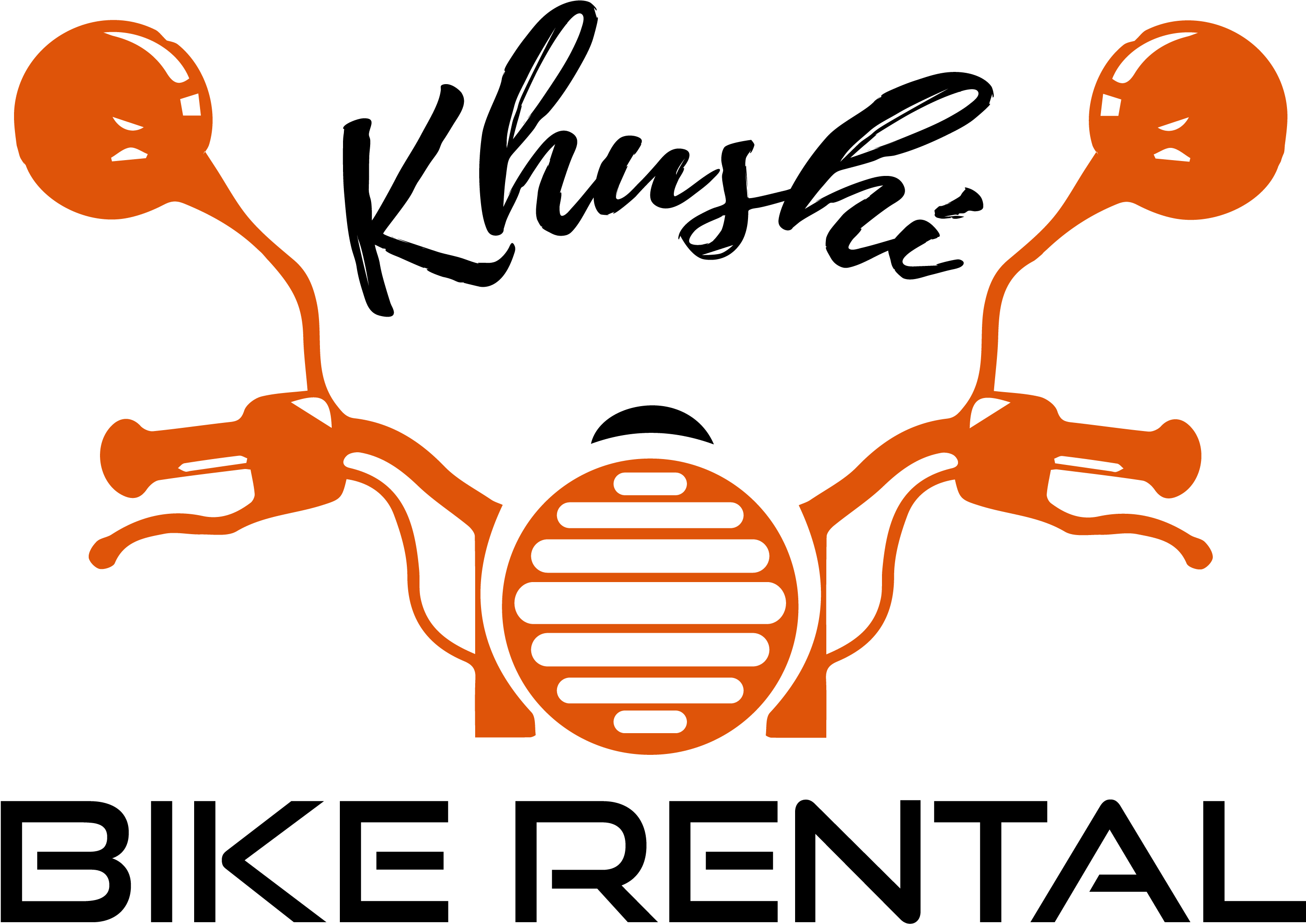 Khushibikerental-01 - Illustration Clipart (3333x2500), Png Download